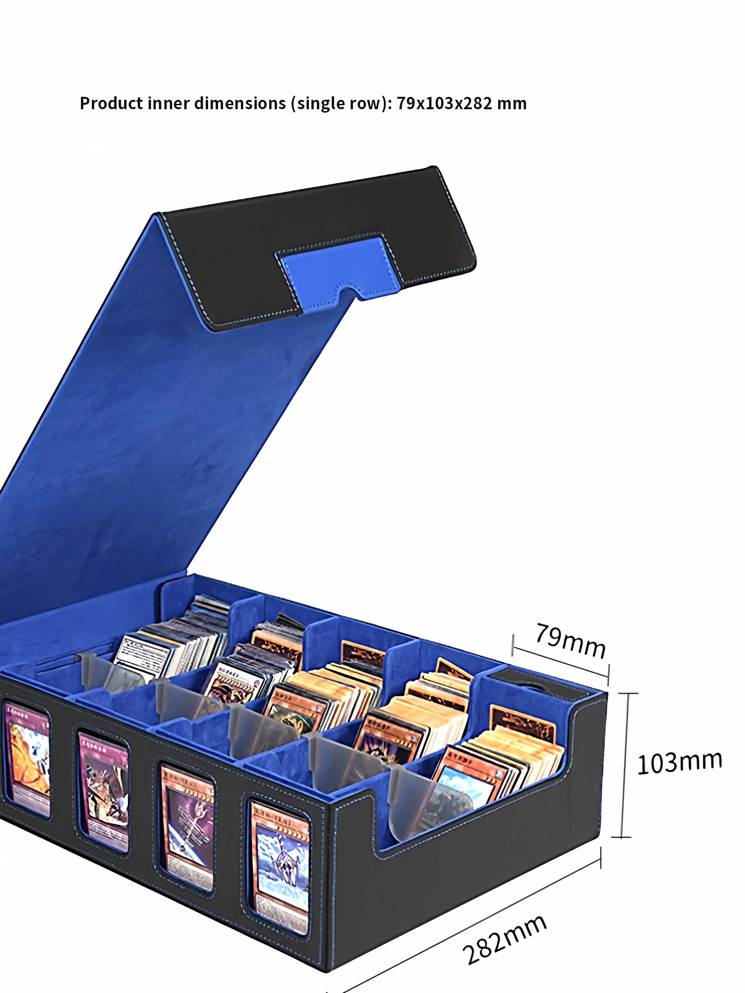 Storage & Organization - Boîte de rangement multi-compartiments en cuir