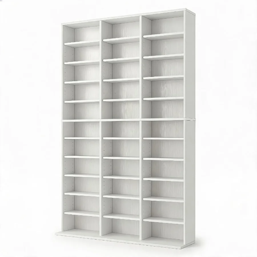 Storage & Organization - Armoire de rangement pour médias, bibliothèque