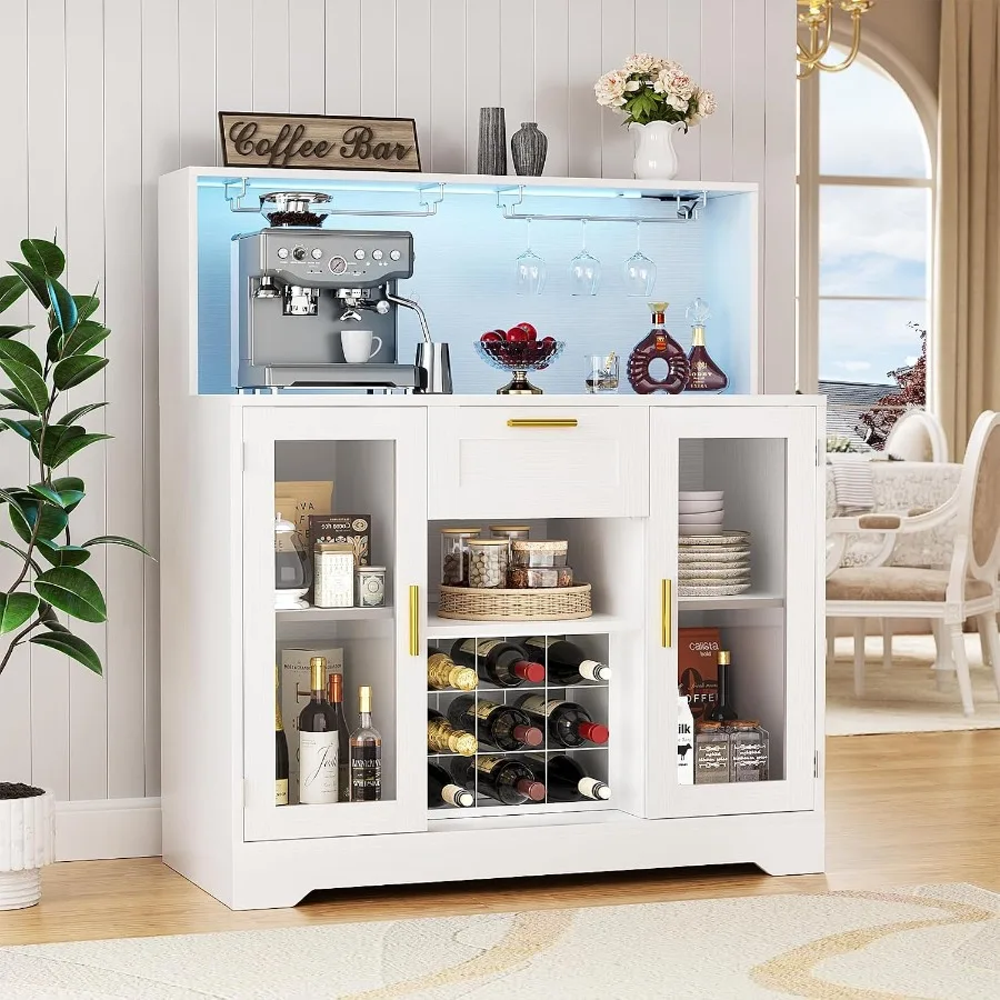 Storage & Organization - Meuble de bar à café avec