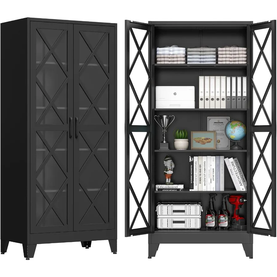 Storage & Organization - 71 Armoire de rangement en métal