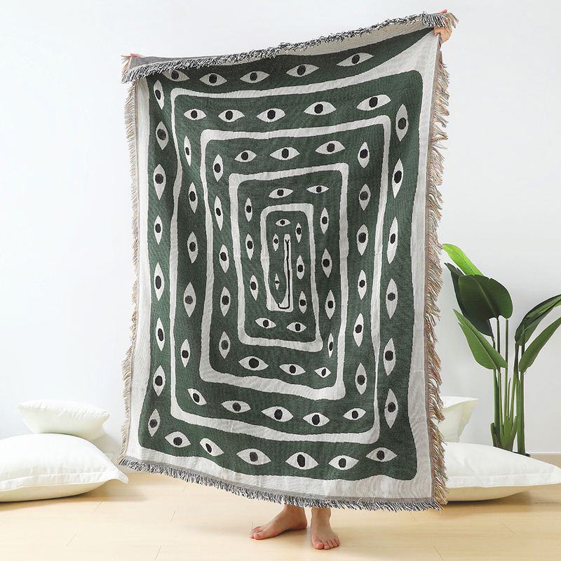 Couverture en Textile City Ins - Boho Throw Blanket Fringe avis et prix