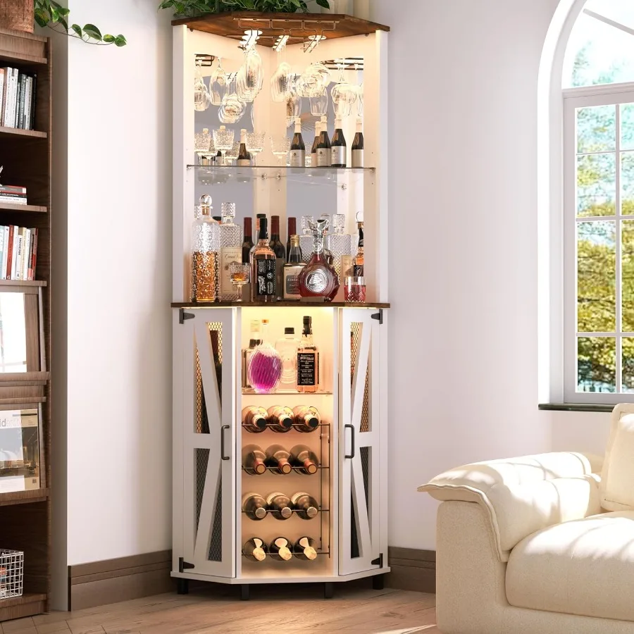 Meuble bar d'angle haut de 68, - Lighting avis et prix