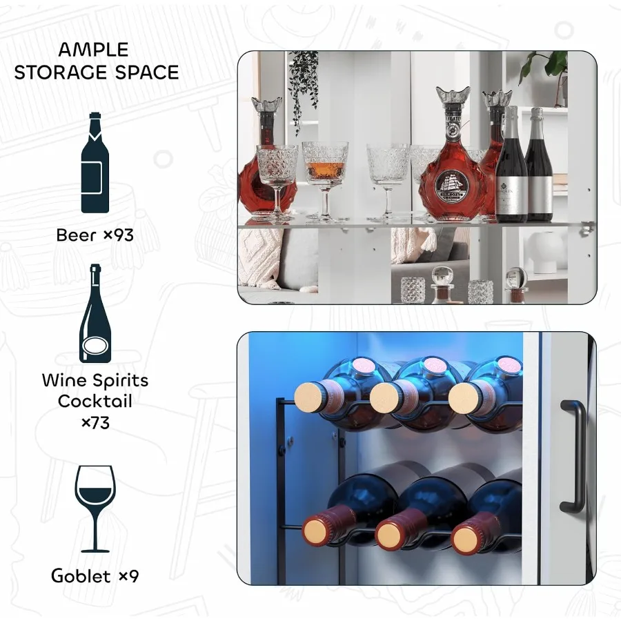 Meuble bar d'angle haut de 68, - Lighting avis et prix