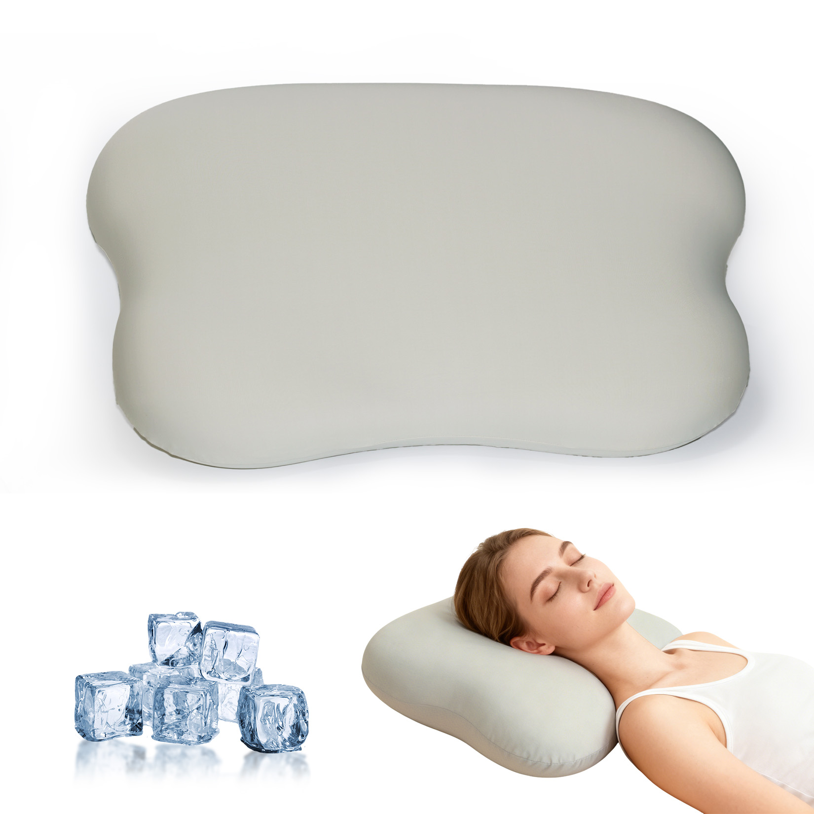 Coussin cervical pour soulager - Memory Foam Orthopedic Pillow Neck Pain avis et prix